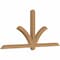 Ekena Millwork Redmond Smooth Timber Gable Bracket, Western Red Cedar, 84"W x 38"H x 3 1/2"D x 3 1/2"F, 11/12 Pitch GBW084X38X0404RED00SWR - alternate 4